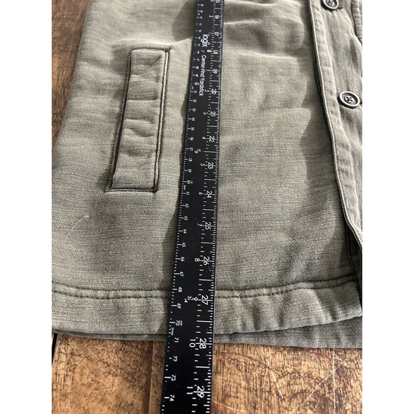 Quicksilver Hooded Chore Coat Full Zip With Buttons Green Snowboard Size M - Picture 10 of 10